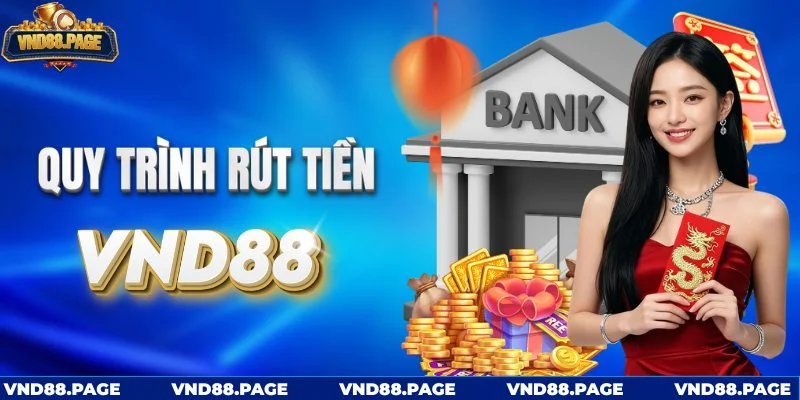 Quy trình rút tiền nhanh chóng tại VND88